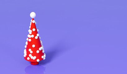 Fototapeta na wymiar Christmas tree modern decoration background
