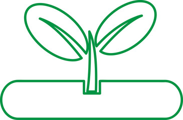 Plant tree icon concept sign design