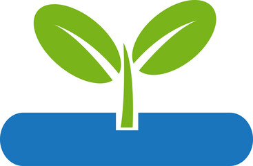 Plant tree icon concept sign design