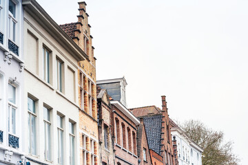 Fototapeta na wymiar Street view of Bruges, Belgium