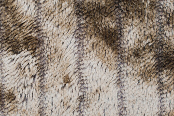 Abstract brown fur background texture close-up