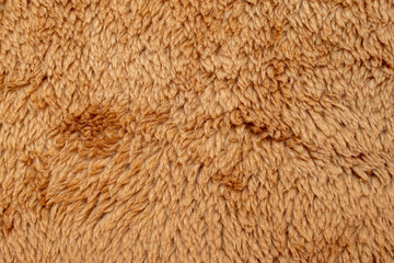 Beautiful abstract close-up brown fur background texture