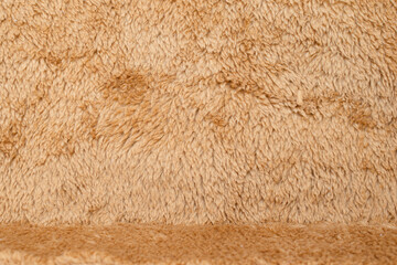 Beautiful abstract close-up brown fur background texture