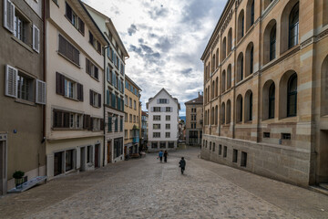 Zürich Schweiz alte Bauten und Stadtbild © pixel78 Design