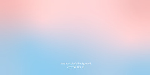 Vector abstract colorful background blurred gradient pastel colors palette for wallpaper. Soft gradient in peach, nude and pink