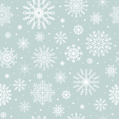 set vector snowflakes, Christmas snowflakes, white background isolated