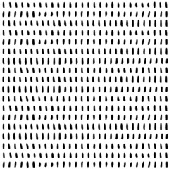 Christmas brush stroke pattern in black and white. Ink seamless vector pattern, hand-drawn.