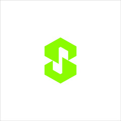 hexagon letter s architecture logo, icon, symbol