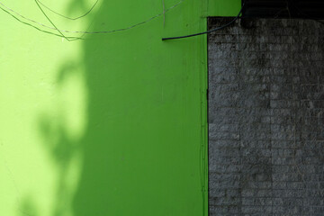 old door with green paint