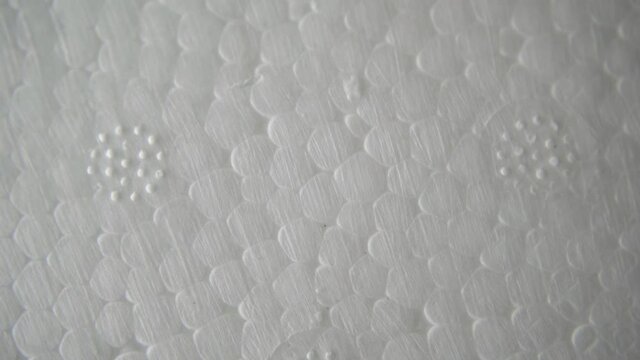 Close-up texture of Expanded Polystyrene foam