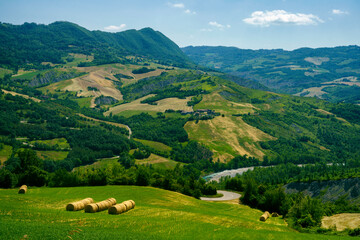 Rural landscape near Pavullo nel Frignano, Emilia-Romagna.