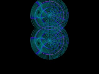 Imaginatory fractal abstract background Image