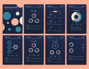 Vector graphics infographics with mobile phone. Template for creating mobile applications, workflow layout, diagram, banner, web design, business reports