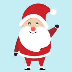 santa claus with bag