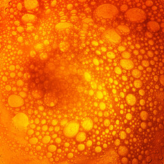 Beer bubbles texture