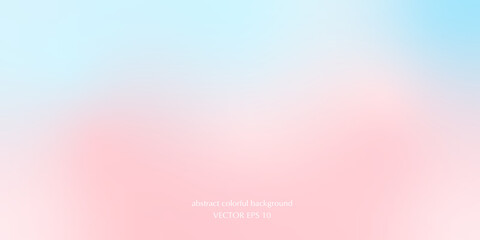 Vector abstract colorful background blurred gradient pastel colors palette for wallpaper. Soft gradient in peach, nude and pink