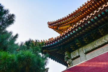 Obraz premium Ancient Chinese architectural complex, located in Zunhua City, Hebei Province, China