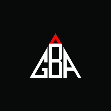 GBA letter logo creative design. GBA unique design
