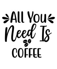 Naklejka premium Coffee SVG Bundle, Funny Coffee SVG, Starbucks svg, Caffeine Queen, Coffee Lovers, Coffee Obsessed, Mug Svg, Coffee mug, Cut File Cricut