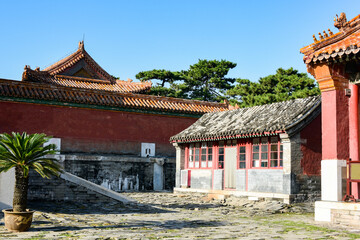 Ancient Chinese architectural complex, located in Zunhua City, Hebei Province, China