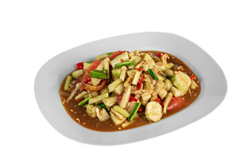spicy cucumber salad , thai spicy food