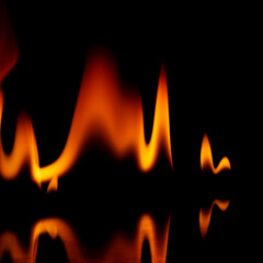 Fire flames