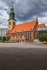 Fototapeta na wymiar St Mary Church In Berlin