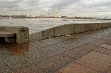Embankment of the Neva River.