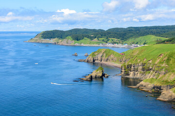 北海道　東部　厚岸のあやめケ原からの展望
