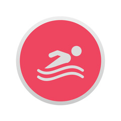 Swimming - Sticker