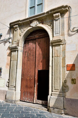 Fototapeta na wymiar the historic center of Tropea Calabria Italy