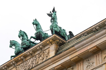 Fototapeta na wymiar Germany, berlin, landmark, brandenburg, triumphal arch