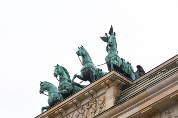 Fototapeta na wymiar Germany, berlin, landmark, brandenburg, triumphal arch