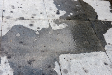 Water on stone floor texture