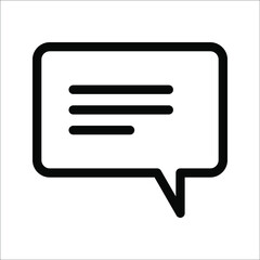 messaging and conversation icon, can use on mobile application, website and any other. vector illustration isolated on white background