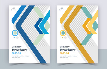 Modern Brochure Cover Template Design