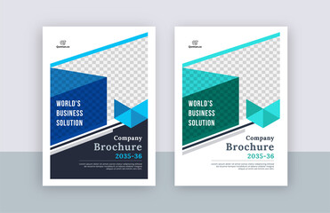 Modern Brochure Cover Template Design
