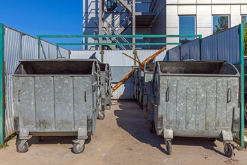Open Dumpster Bins