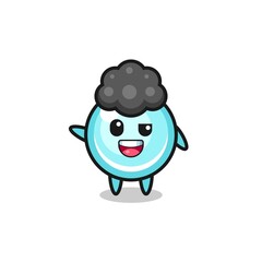 bubble character as the afro boy
