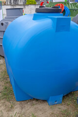 Blue Water Tank