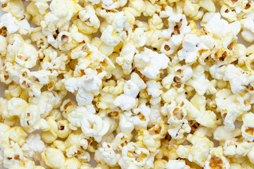 Popcorn closeup for background