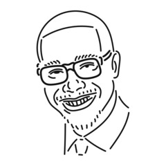 man with glasses