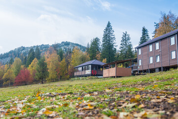 house in the mountains