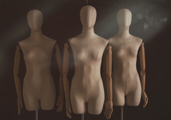 Obraz premium lifeless cloth proofing dummy