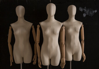 Obraz premium lifeless cloth proofing dummy