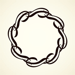 Vignette. Vector drawing