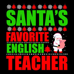 Santa's Favorite English Teacher