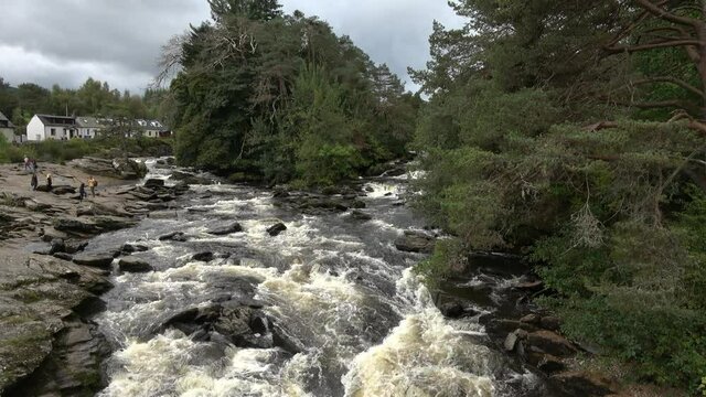 Killin Falls of dochart scotland