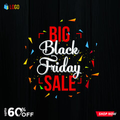 Black Friday Sale Social Media Post