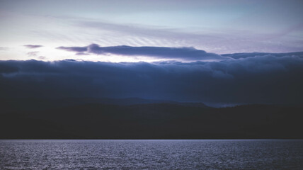 sky, sunset, landscape, mountain, nature, mountains, cloud, clouds, fog, sunrise, sun, blue, evening, view, morning, valley, hill, dusk, beauty 
